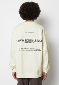 Marc O'Polo DENIM LONG SLEEVE RELAXED FRONT BACK  - Sweatshirt - egg white