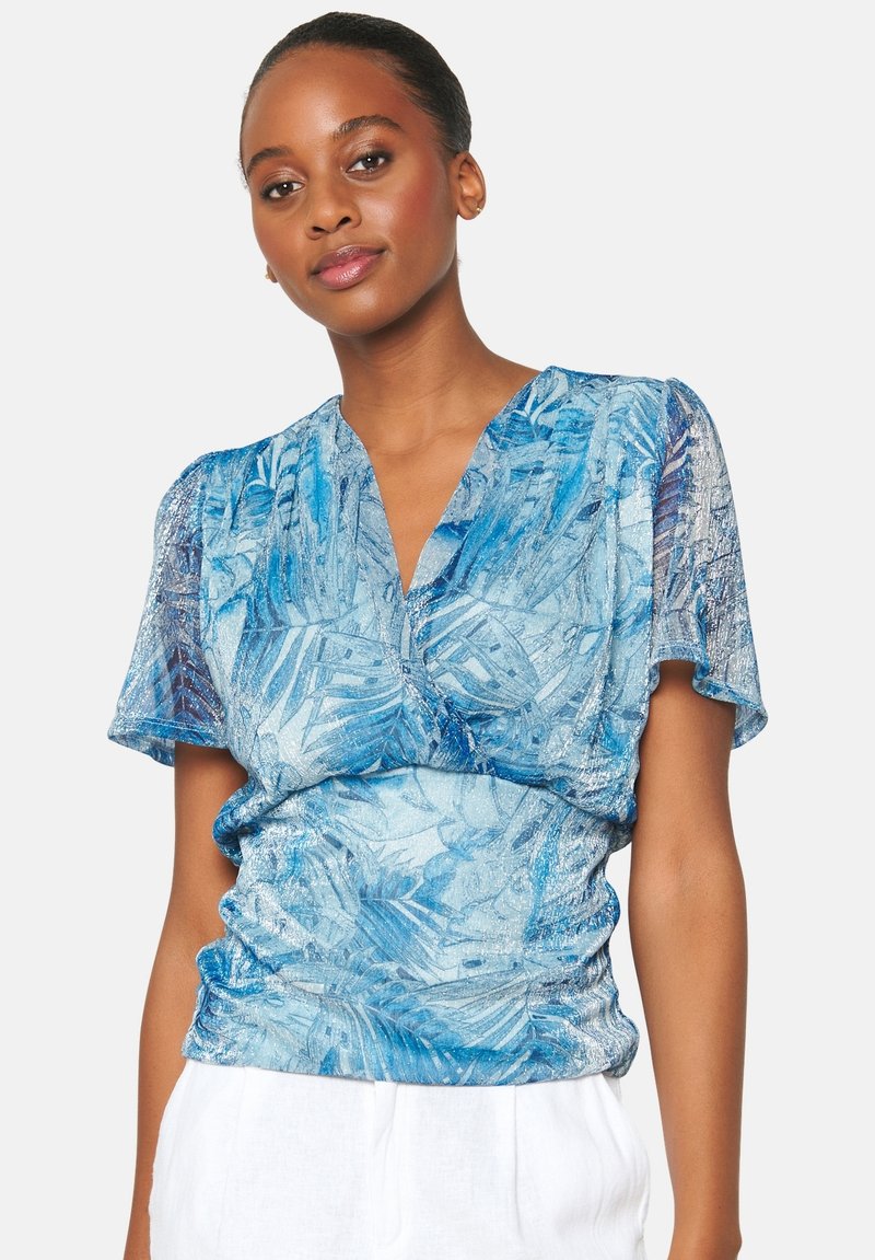 LolaLiza WITH WRAP - Blouse - blue denim