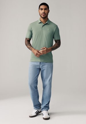 Next, REGULAR FIT SHORT SLEEVE 5 PACK - Polo - navy black grey white sage green