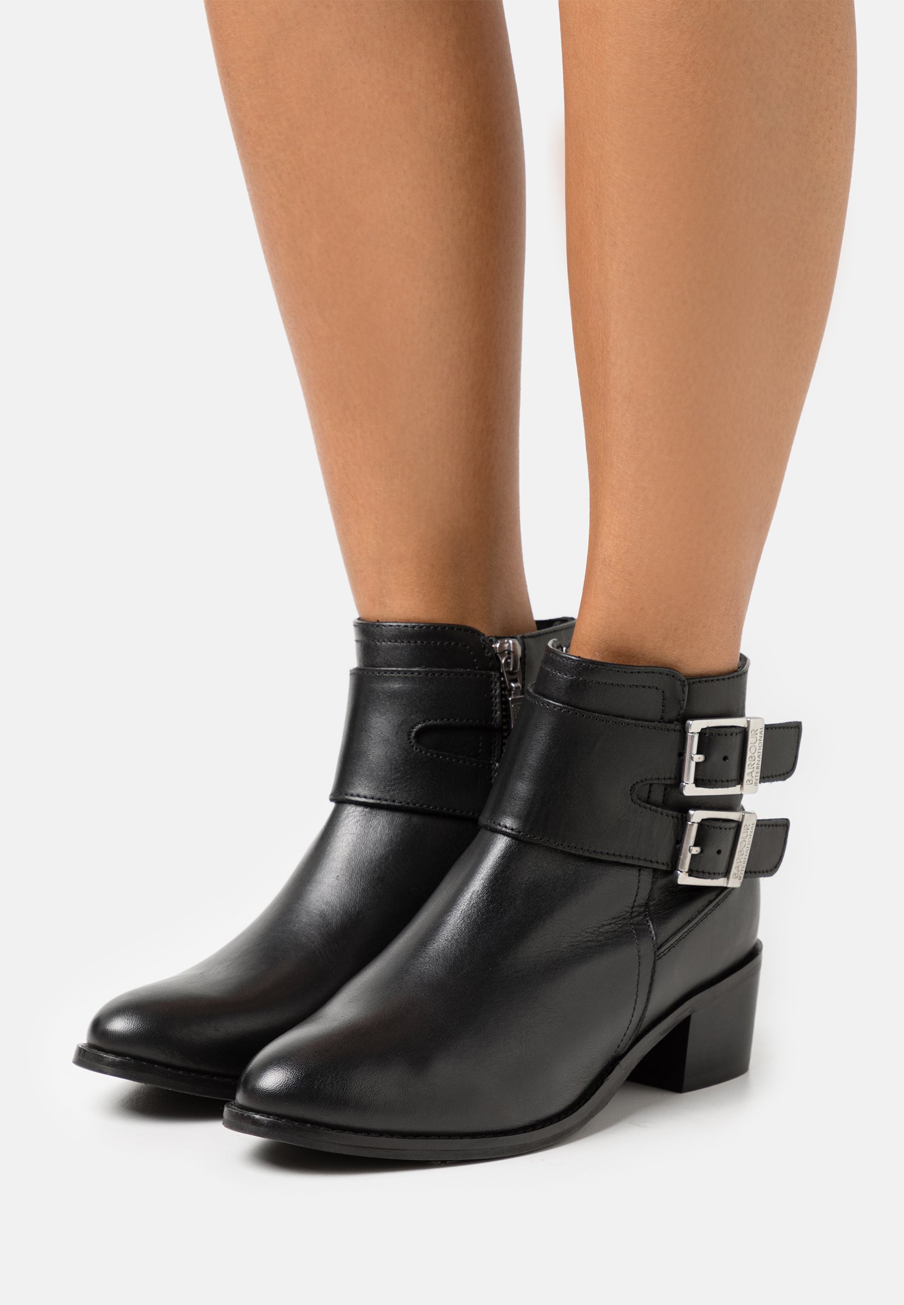 barbour buckle boots