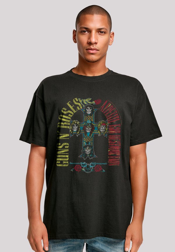 GUNS N' ROSES SKULL ROCK BAND MERCH - T-Shirt print - schwarz