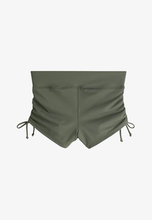 Next, REGULAR FIT - RUCHED SWIM SHORTS . - Braguita de bikini - khaki green
