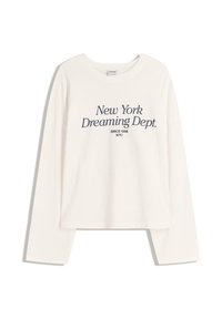 BOXY-FIT - Long sleeved top - white