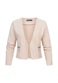 SHORT WIT ZIP-POCKETS - Blejzer - beige