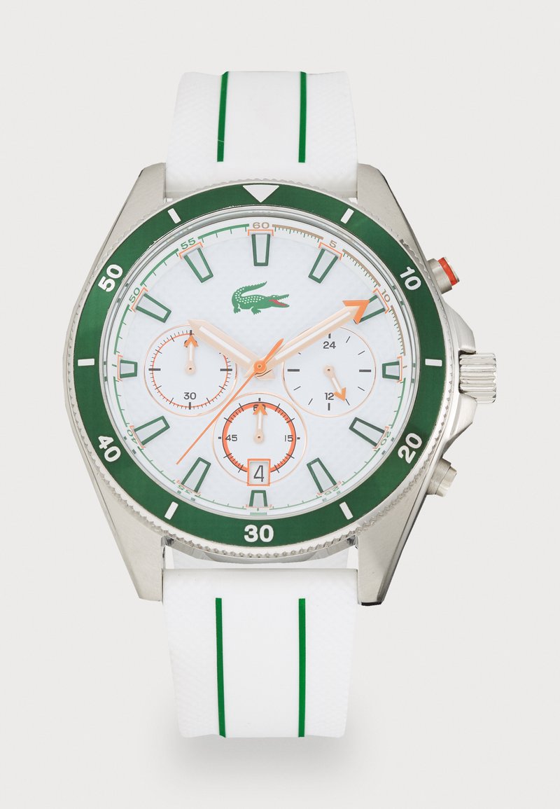 Lacoste MAINSAIL - Chronografinis laikrodis - white/green
