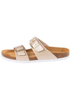 SAMOS PF - Pantolette flach - cream