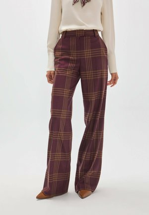 LOLA CASADEMUNT, WOMEN - Pantalones - burgundy
