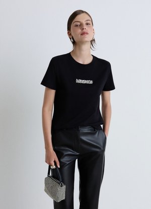 Calliope, T-SHIRT APPLICAZIONI - T-shirt con stampa - ultrablack