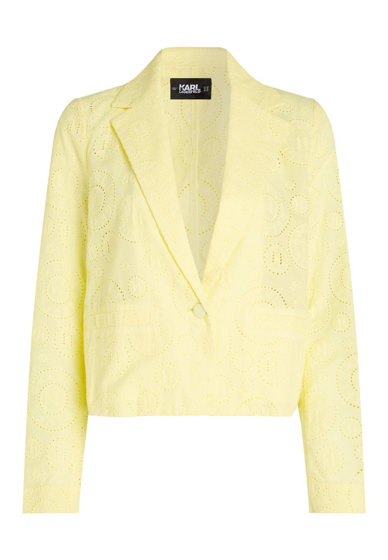 Karl Lagerfeld Blazer geel Karl Lagerfeld Blazer geel