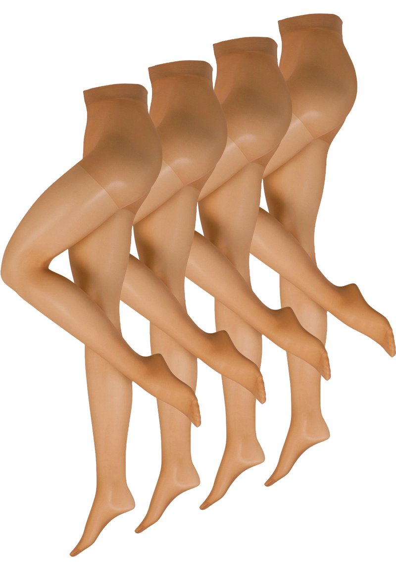 Damen Strumpfhosen | NUR DIE 4-PACK FIT IN FORM STRUMPFHOSE 40 DEN Leggings Strümpfe amber/beige - TE73173 Damen Strumpfhosen | NUR DIE 4-PACK FIT IN FORM STRUMPFHOSE 40 DEN Leggings Strümpfe amber/beige - TE73173