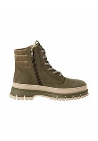 Tamaris ELEGANTE REMOVABLE SOCK - Bottines à plateau - olive