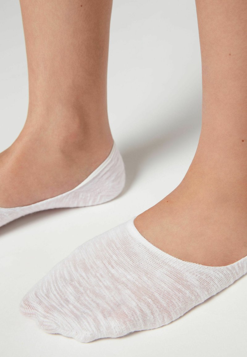 Calzedonia Unisex Invisible Trainer socks white Zalando
