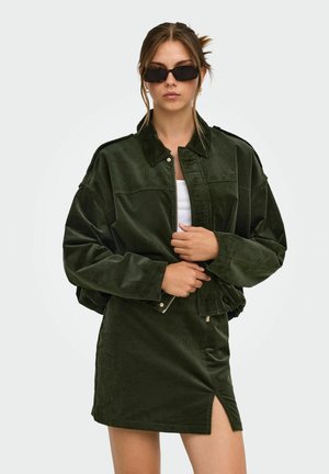 ONLY, BOMBER JACKET ONLMOON-FLORA CORDUROY BOMBER JACKET - Veste légère - rosin