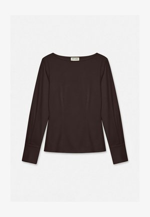 Vero Moda, BLOUSE AWDIXIE TOP - Bluse - chocolate torte