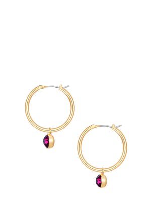 Lulu & Jane, Earrings - gold-coloured purple