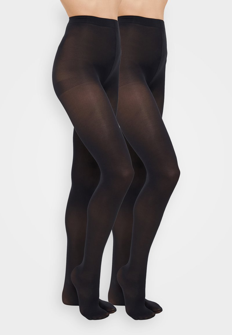 DIM SEMI OPAQUE THIGHS BEAUTY PACK Tights black Zalando