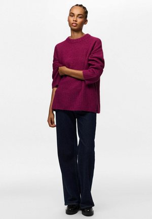 Pieces, KNITTED JUMPER PCTINA - Pullover - raspberry radiance