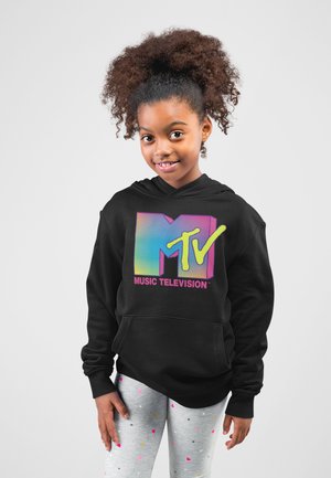 Henry Tiger MTV FLUORESCENT - Kapuzenpullover - black