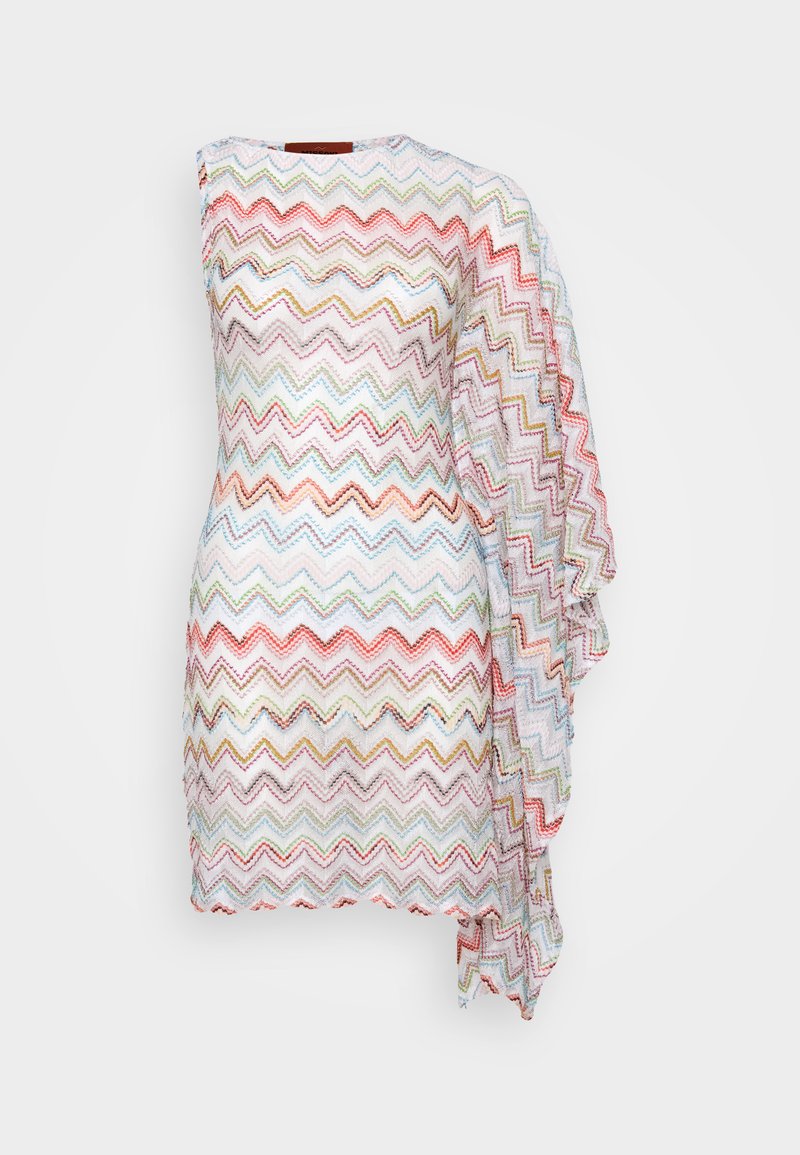 missoni short beach dress Missoni Aquamarine Raschel Lace Cover Up Mini Dress main image 1
