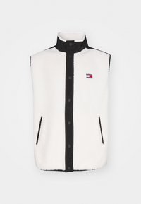 Tommy Jeans BADGE VEST UNISEX - Liemenė - ancient white