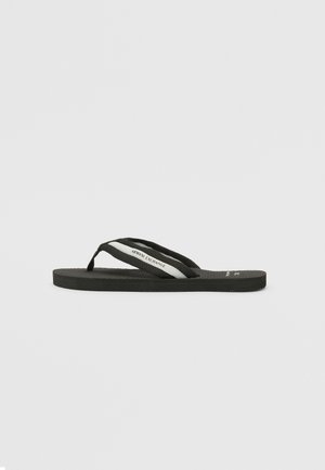 T-bar sandals - black/off white
