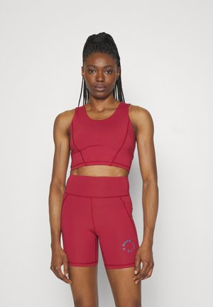 7 DAYS Active Lengvai krūtinę prilaikanti sportinė liemenėlė - red pear