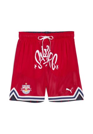HOOPS X FC RED BULL SALZBURG  - Korte sportsbukser - red/navy aop