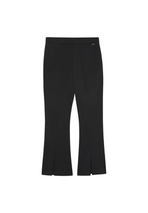 Calvin Klein, PONTE SLIM KICK FLARE - Trousers - black