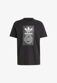 adidas Originals CAMOUFLAGE TONGUE - Print T-shirt - black - Zalando