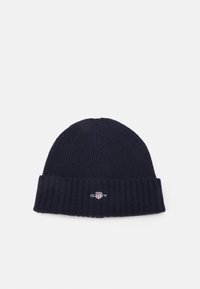 GANT - SHIELD BEANIE UNISEX - Muts - marine Miniatuurafbeelding 1