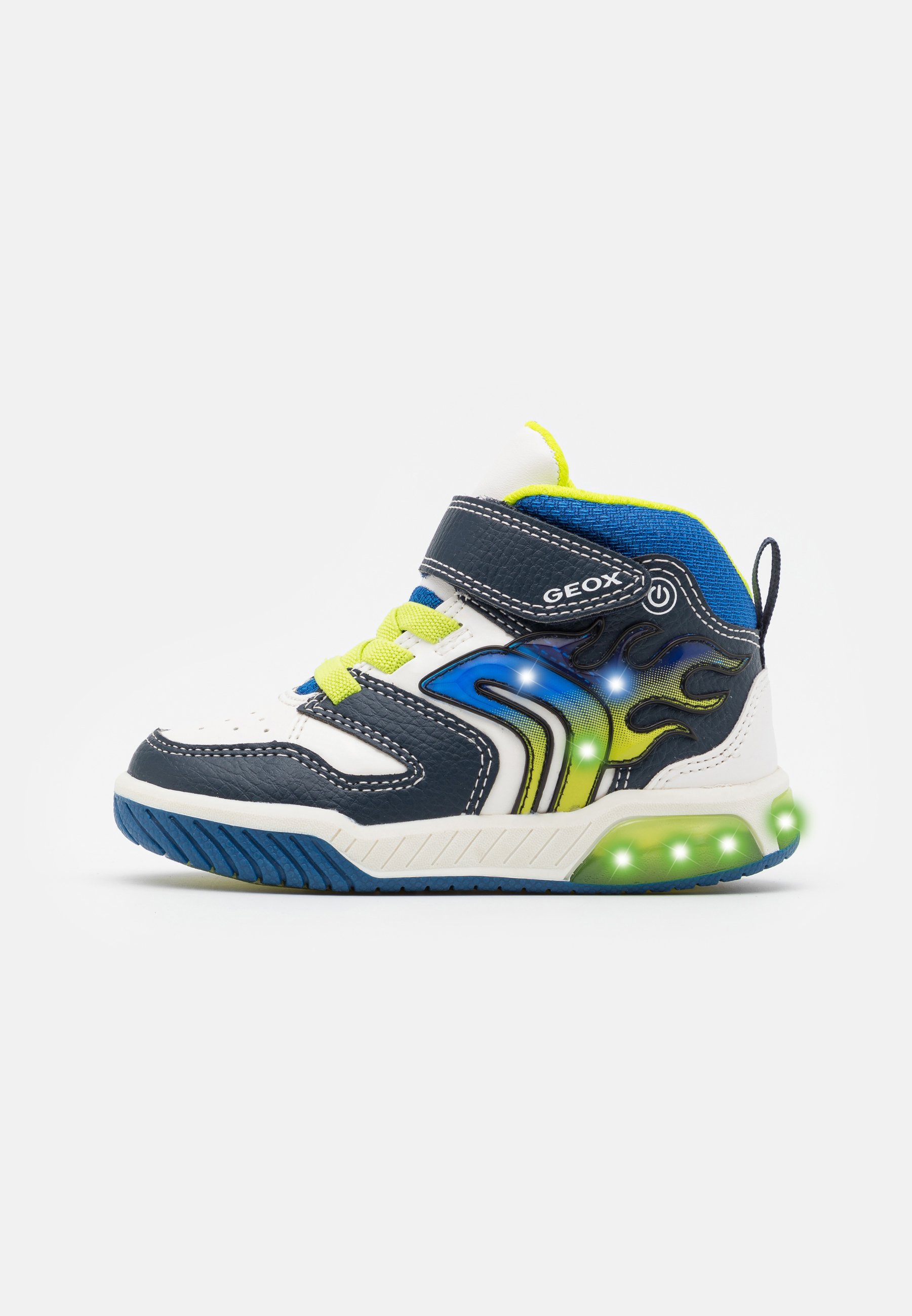 Geox INEK BOY - High-top trainers - white/navy/white - Zalando.co.uk