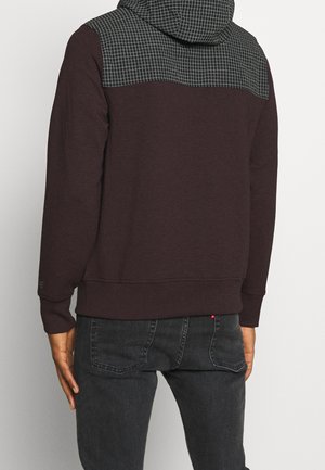 Felpa con zip - red