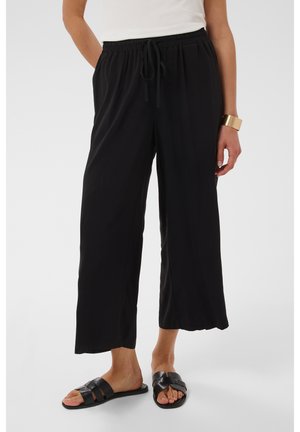 Love Copenhagen, LCLUDA STRAIGHT CULOTTE - Nohavice - pitch black