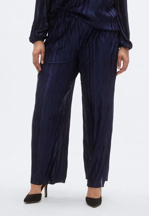 CARLAZO PLISSE PULL UP - Püksid - twilight blue