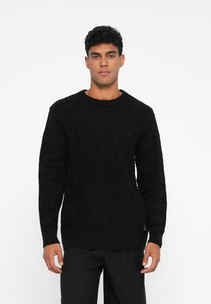 PULLOVER - Striktrøje - black