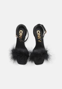 ONLY SHOES ONLALYX - Sandale s visokom petom - black