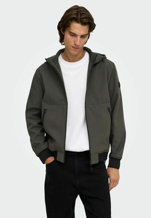 Only & Sons ONSBOWIE SOFTSHELL BOMBER NOOS - Overgangsjakke - beluga