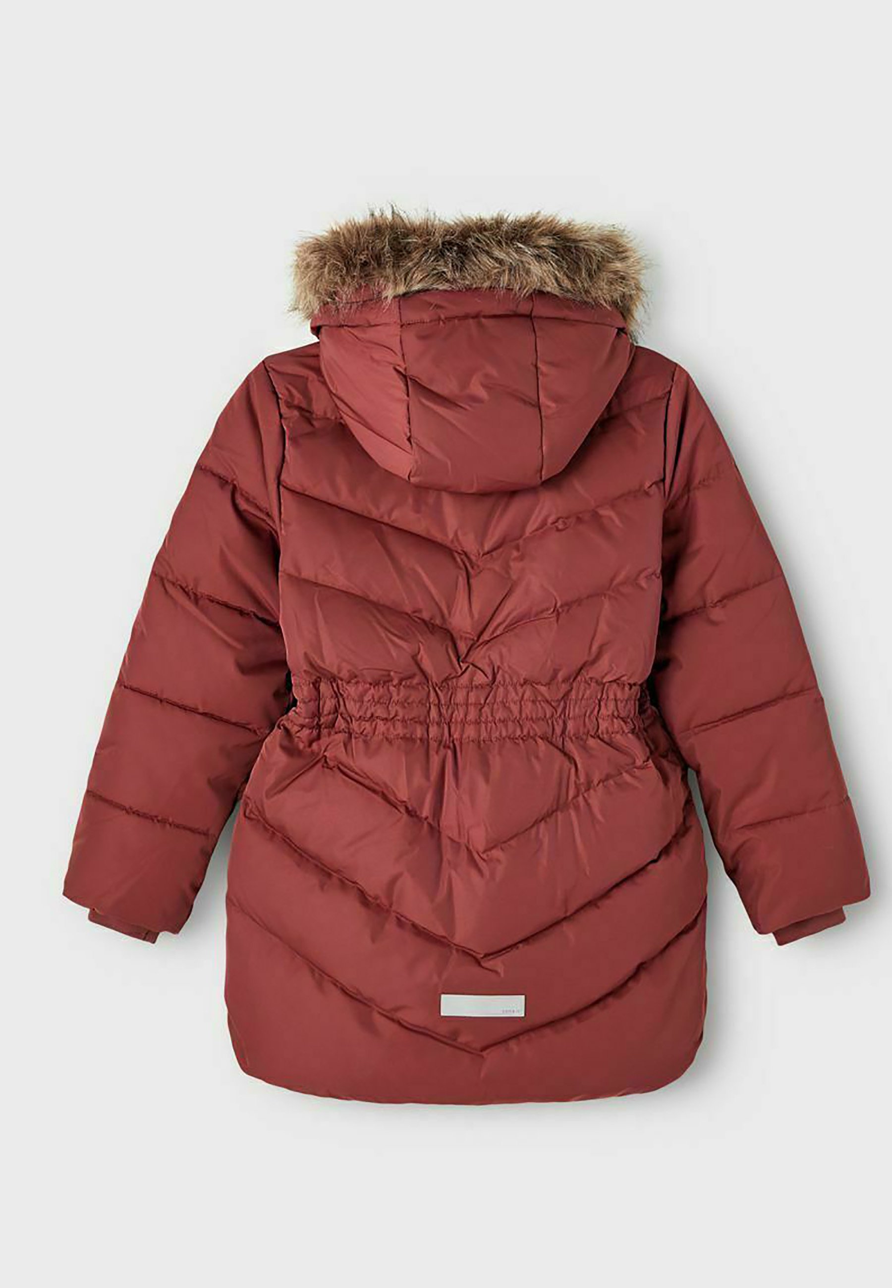 red snow coat