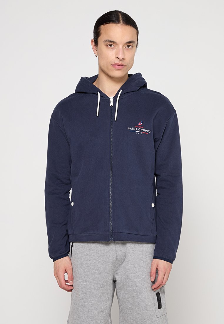 North Sails Sweater met rits donkerblauw