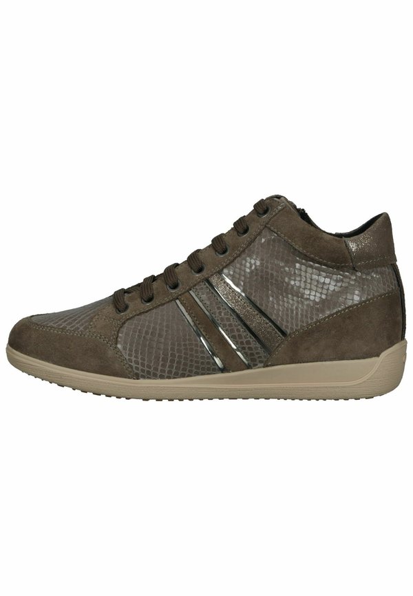 Sneaker high - taupe dk beige