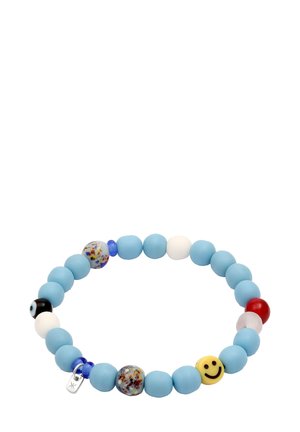 PERLEN SMILLING BEAD - Bracelet - hellblau