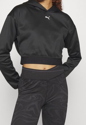 Jersey con capucha - black