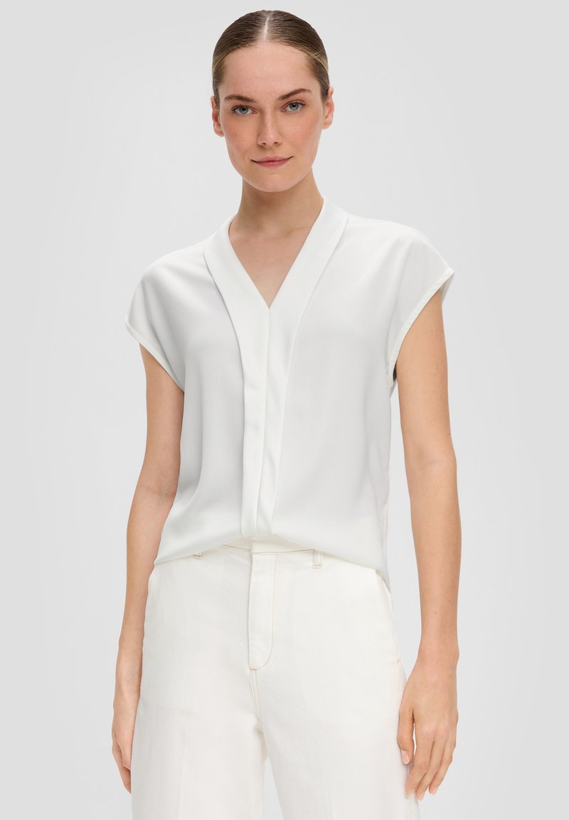 s.Oliver BLACK LABEL T-Shirt basic - ecru