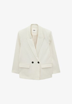 Koton, STRIPED BLAZER JACKET. - Blazer - beige