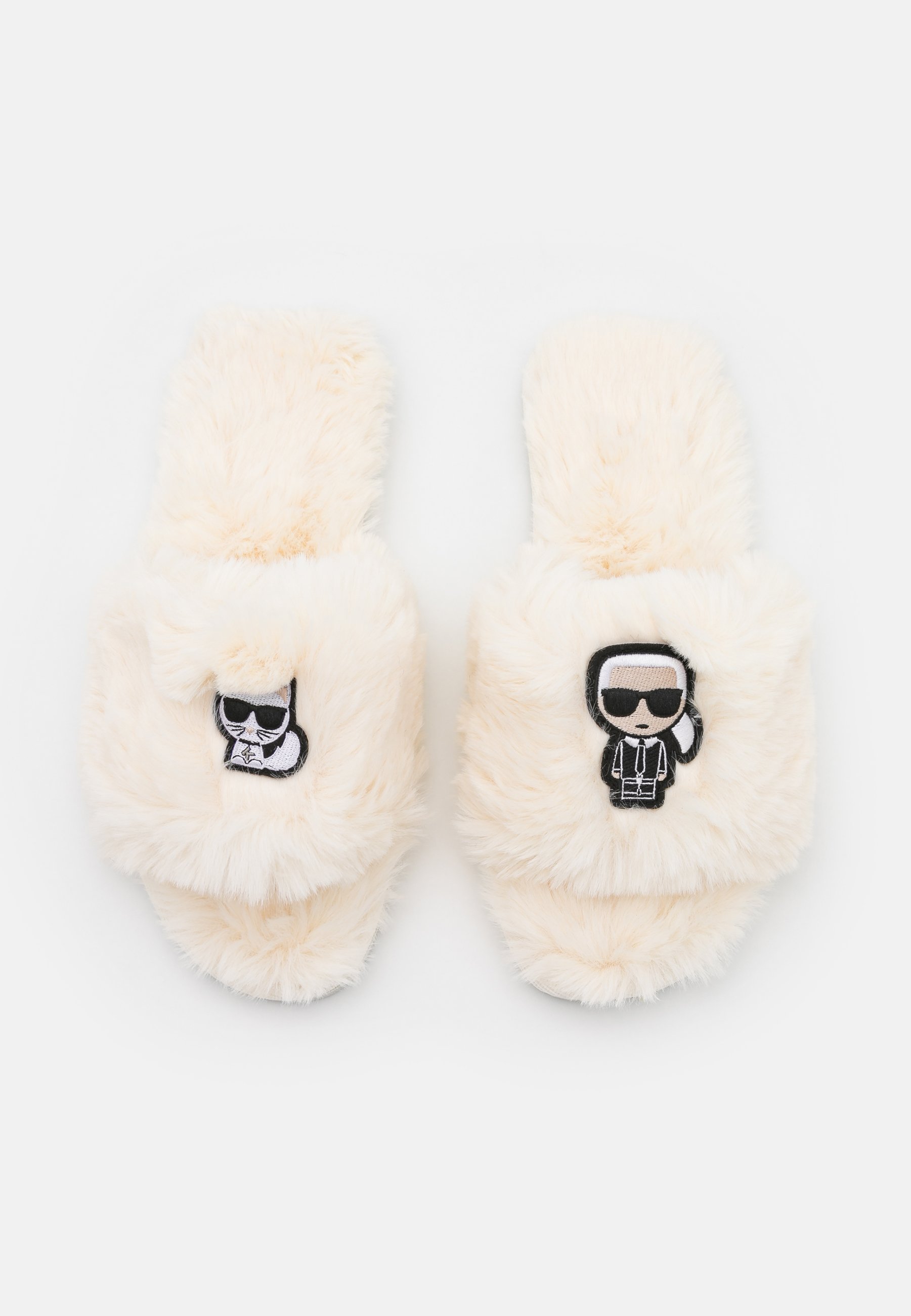 KARL LAGERFELD SALOTTO IKONIC TWIN SLIP - Slippers - white - Zalando.co.uk