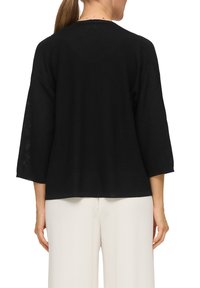 s.Oliver BLACK LABEL Strickjacke - schwarz