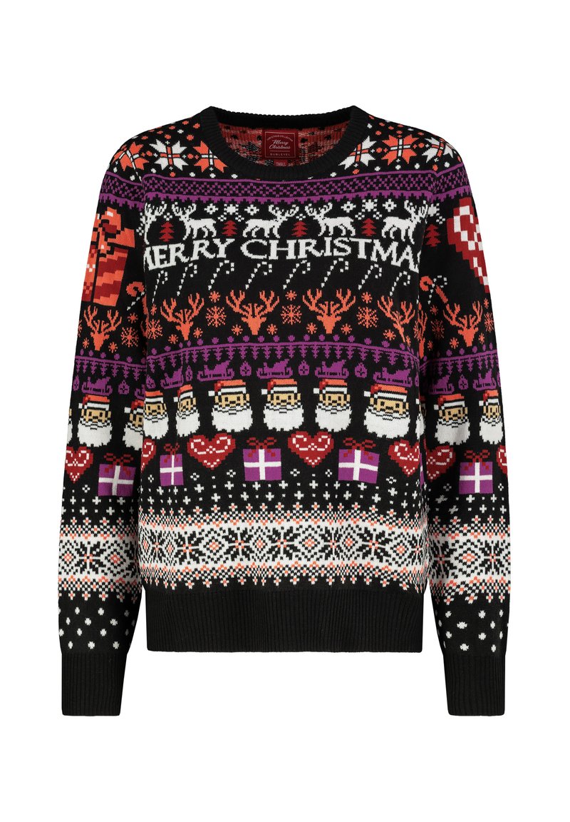 Sublevel WEIHNACHTS - Strickpullover - black