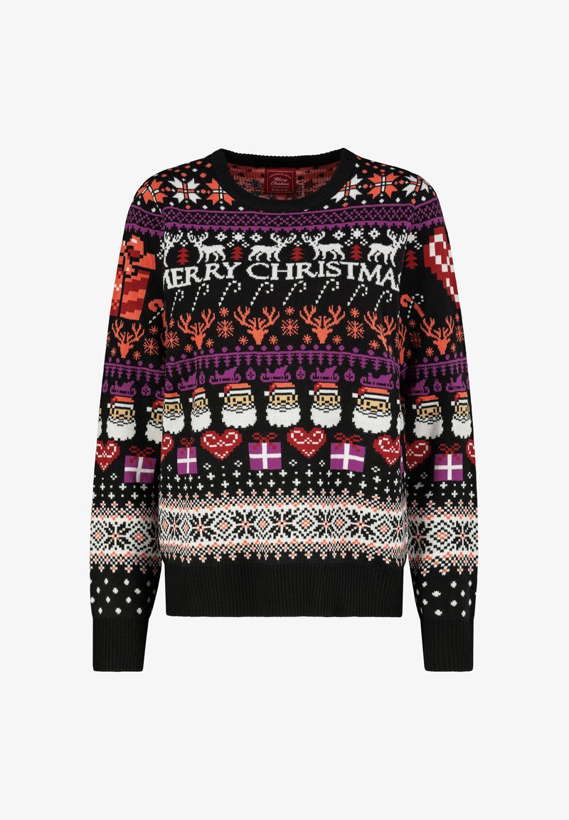 Sublevel WEIHNACHTS - Strickpullover - black