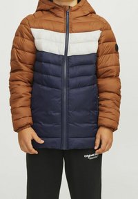 Jack & Jones Junior PUFFER - Vinterjacka - navy blazer