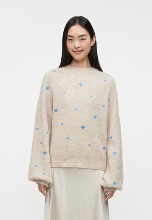 LIDIA PULLOVER - Camisola - oatmeal melange